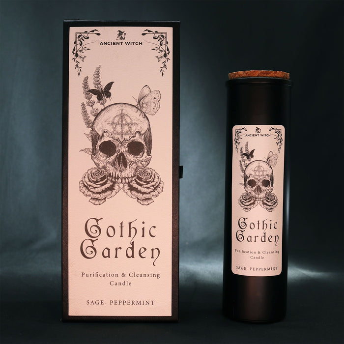Ancient Witch Ritual Candle Gothic Garden