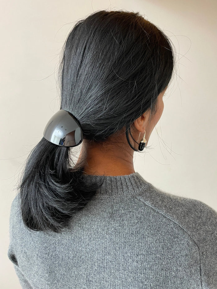 Barrette Ovale, Black Deliska-H