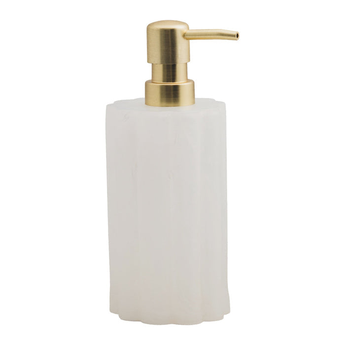 Belle de Provence Resin Soap Dispenser with Gold Pump