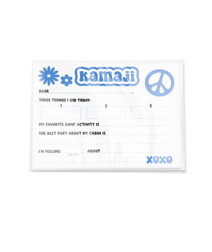 Camp Name Foxy Fill in the Blank Notecards Pack of 8 Distressed/seasonal accessories A Wink and a Nod Multi Kamaji