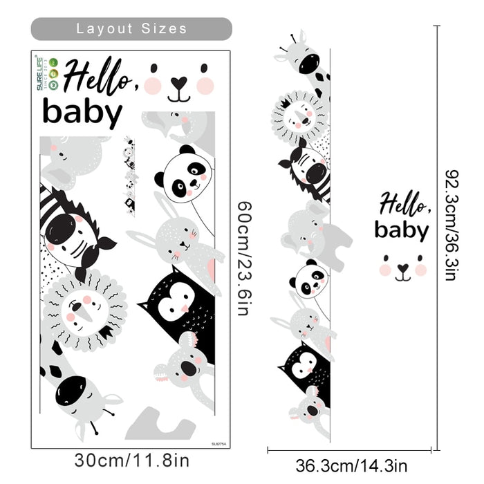 Cartoon Wall Decal Animal Friends