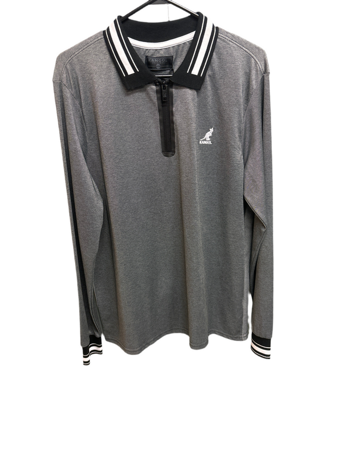 Chandail Manches Longues Kangol Gris
