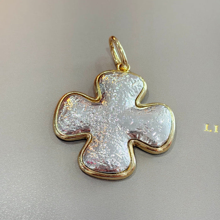 Chunky Cross Charm
