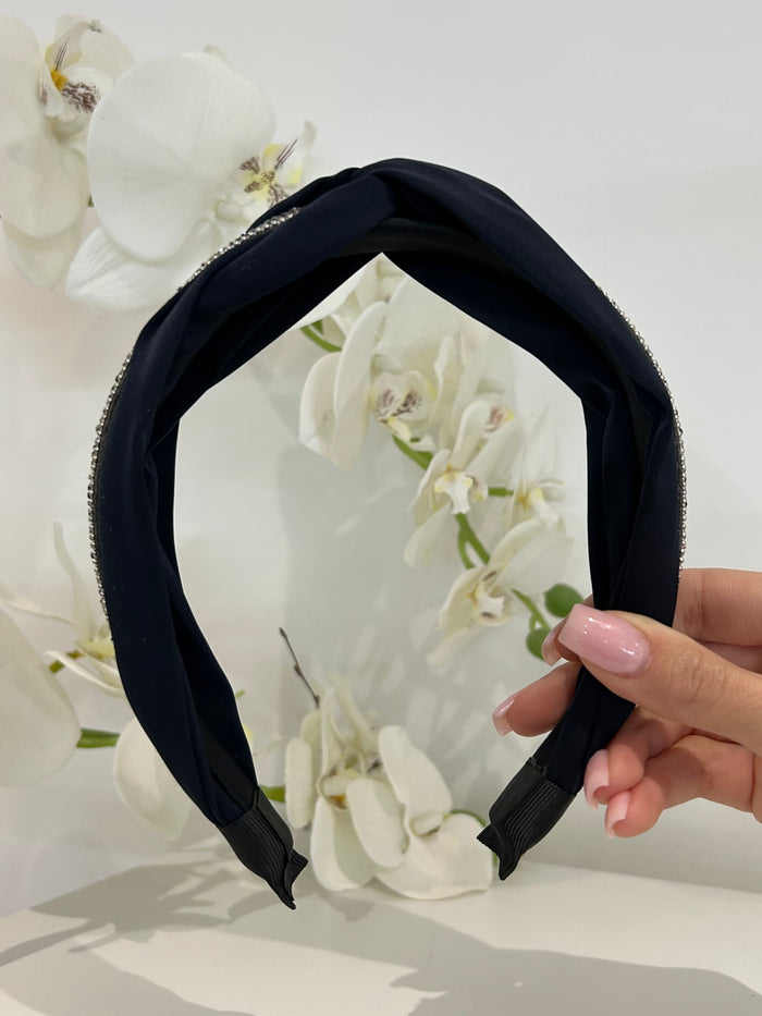 Diamante Knot Headband (4 Colours)