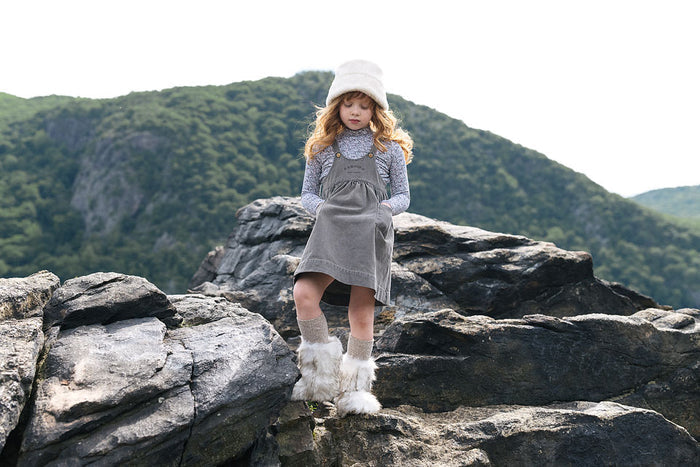 dress denim day jumper - gray wash
