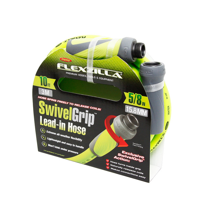 Flexzilla 5/8in Lead-in Garden Hose w/ Swivel-Grip Connections - Windows101