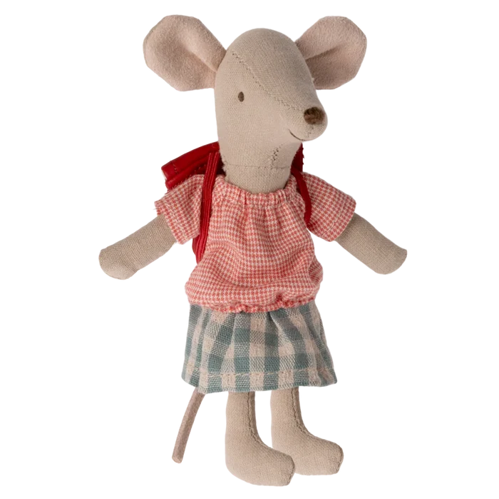 Maileg - Tricycle Mouse, Big Sister - Red