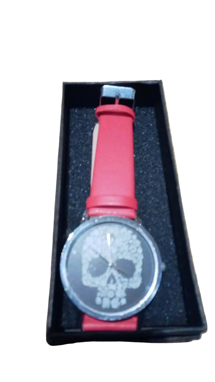Montre tête de mort unisexe