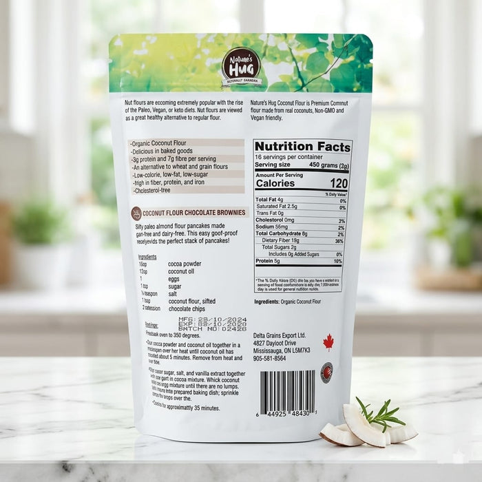 NH Organic Coconut Flour 320g - Tayyib Store - Nature's Hug - Lahore