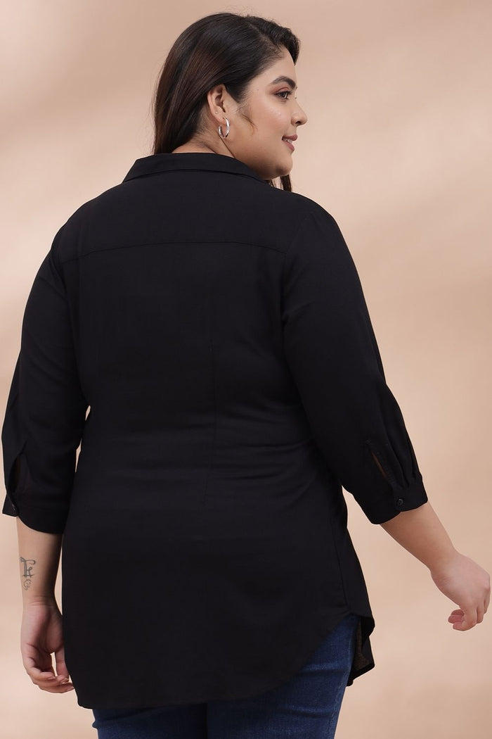 Plus Size Black Shirt