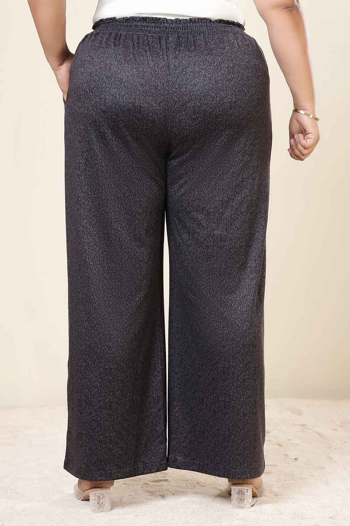 Plus Size Charcoal Grey SnugWeave™ Winter Kurta Coord Set