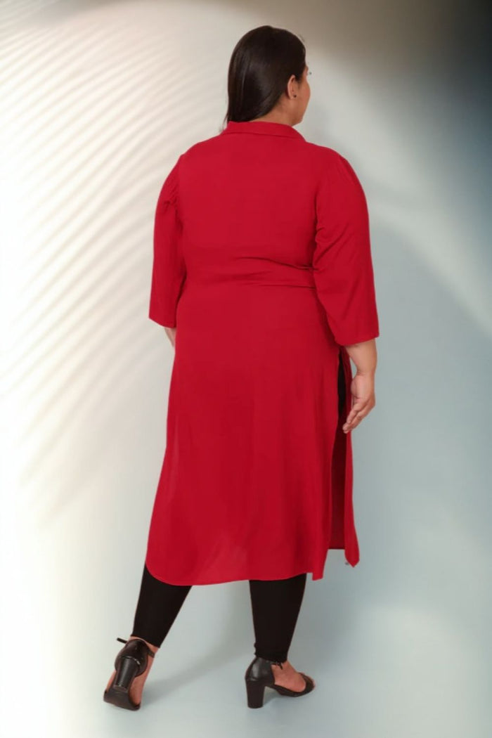 Red Kurta