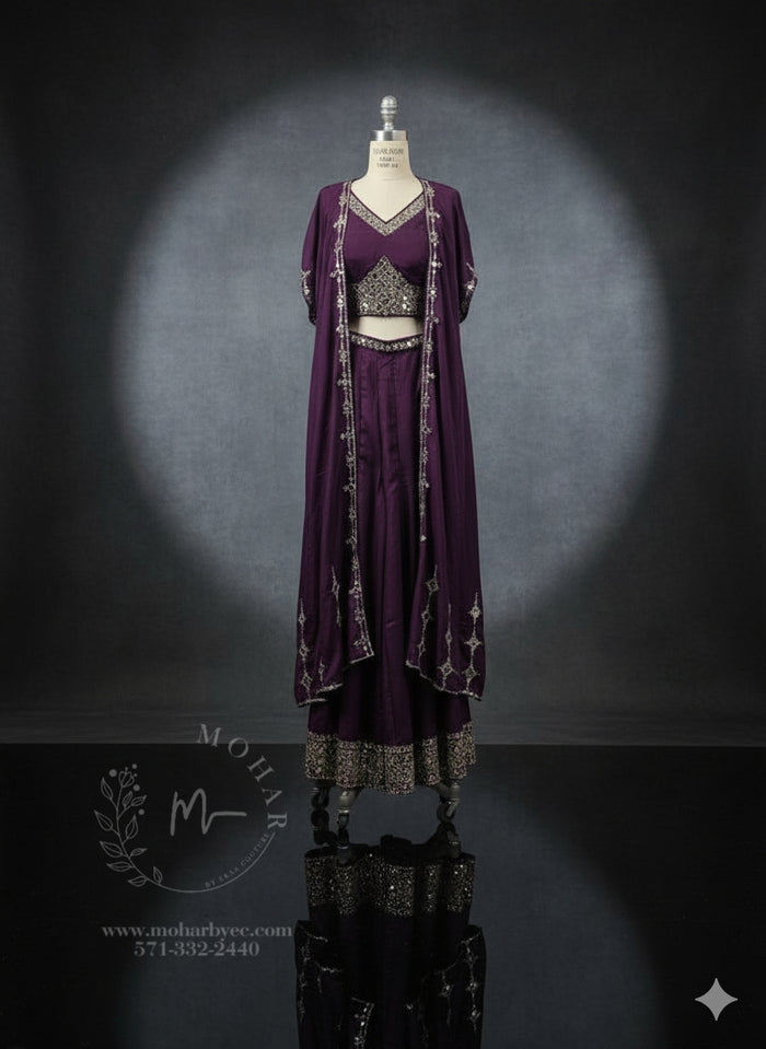 Royal Purple Indo-Western