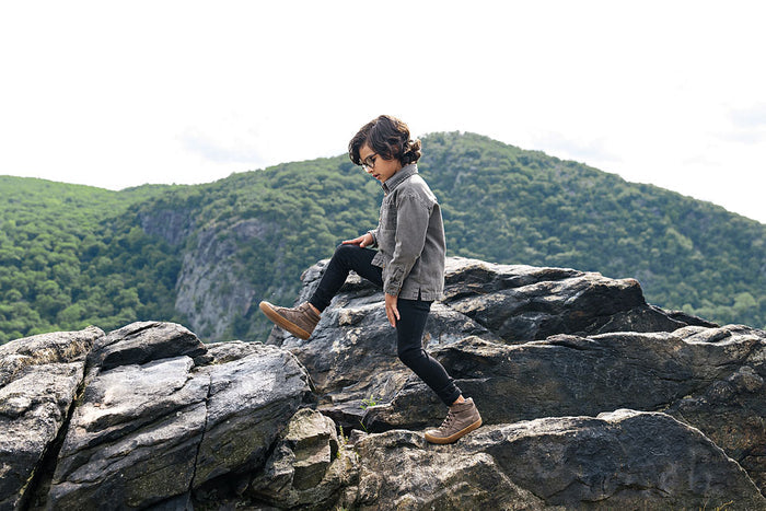 shirt l/s denim day - gray wash