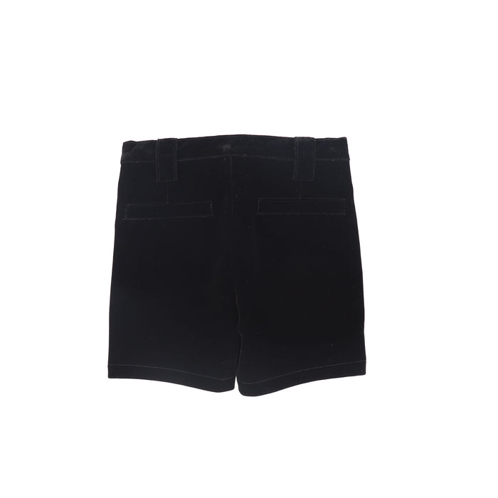 shorts velour - black