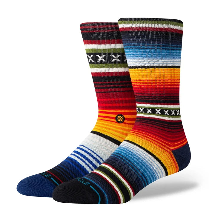 Stance Curren ST Crew Socks - Burgundy