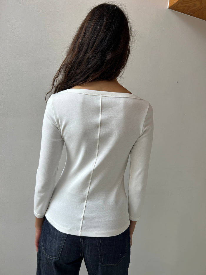 Steffi Tee, White FLORE FLORE