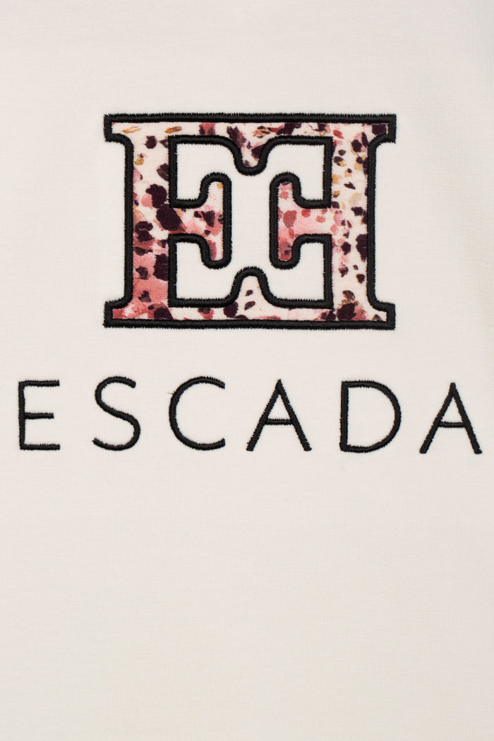 top l/s design logo sweatshirt - lambs wool-302