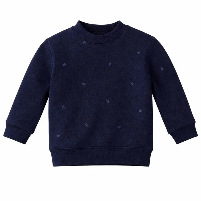 top l/s star printed sweatshirt - blue stars