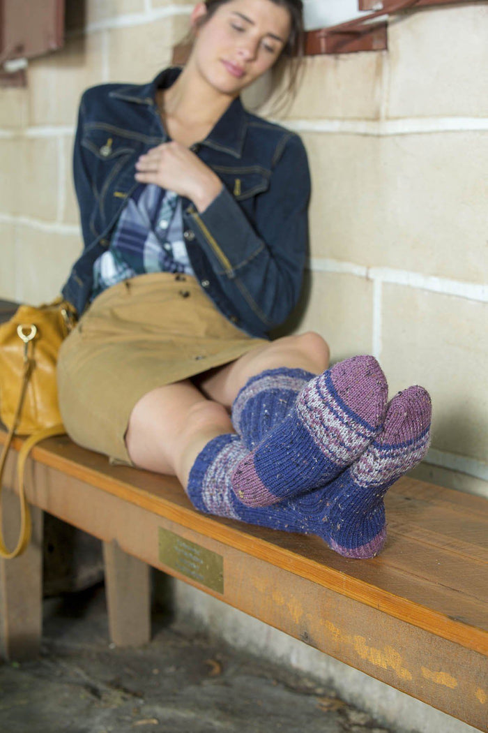 Traverse Socks Pattern Universal Yarn