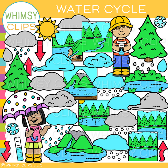 Water Cycle Clip Art