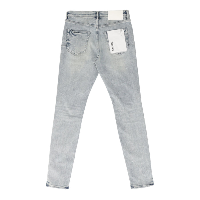 Worn Light Indigo Reflective Blue Jeans