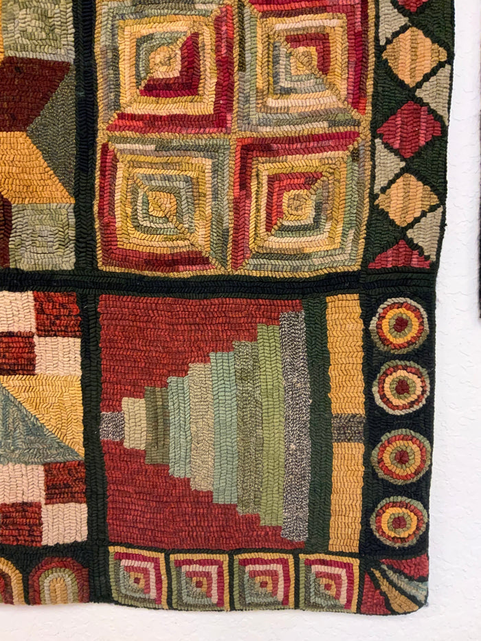 16 Block Geometric Quilt Design