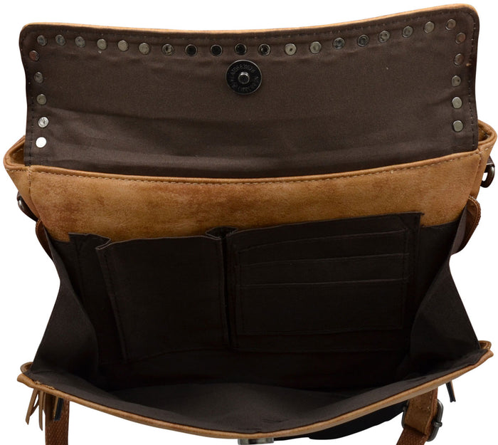 Angel Ranch Conceal & Carry Cross Body Bag - Multi Inside