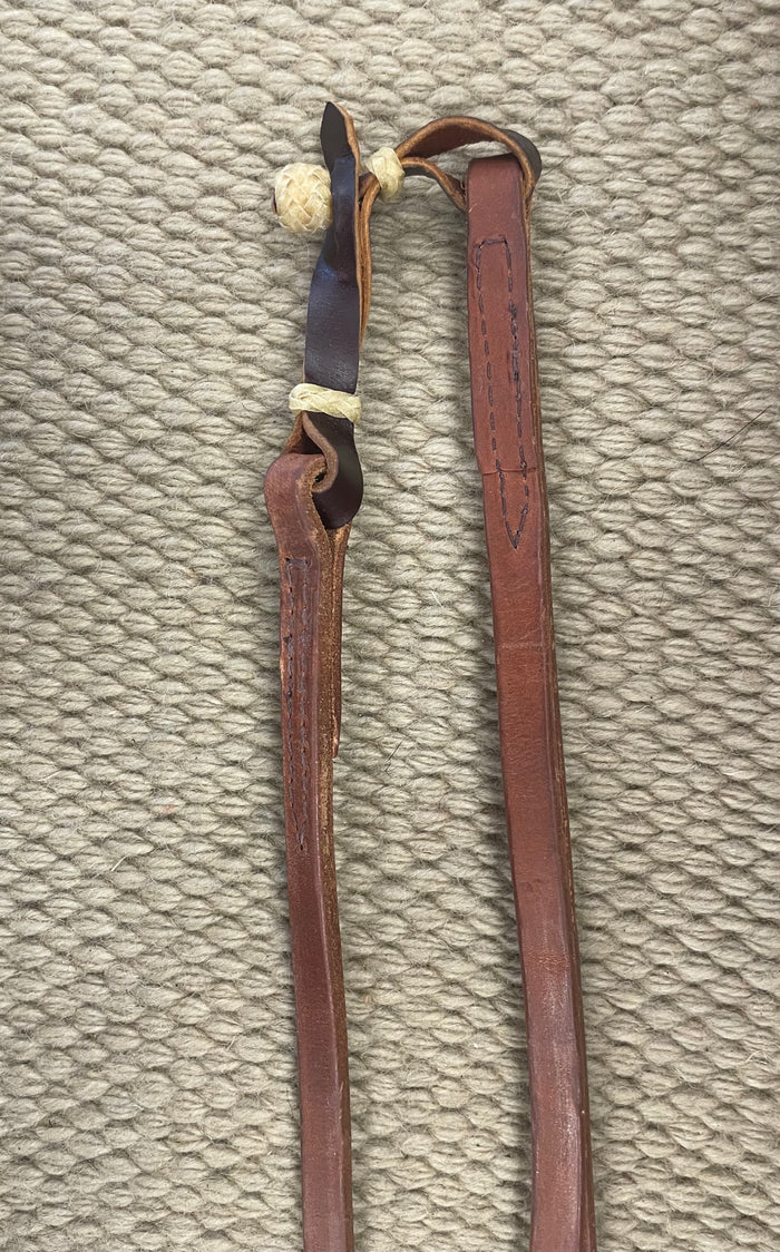 Romal Reins - RR103 - Harness w/ Rawhide Knots 93"