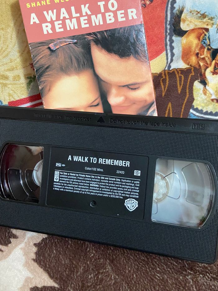 Vintage A Walk To Remember VHS - Deer Creek Mercantile