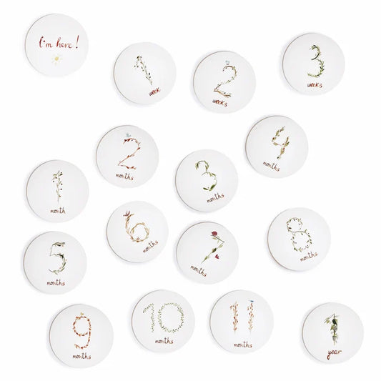 accessories cards milestone - white