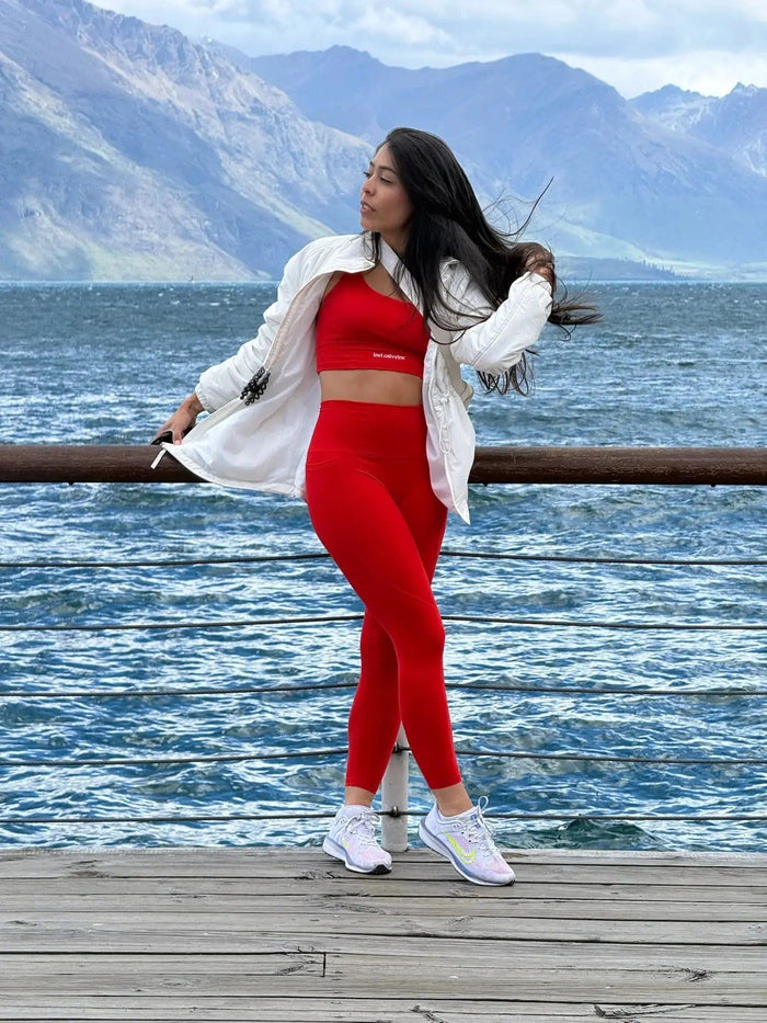 Active Red Sports Bra for Ultimate Comfort and Performance