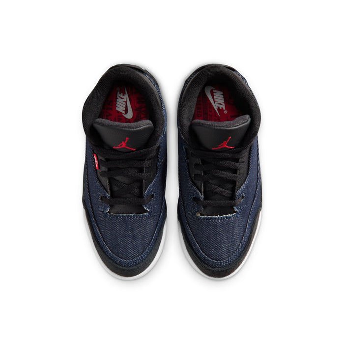 Air Jordan 3 x Levi's Indigo and Gym Red PS