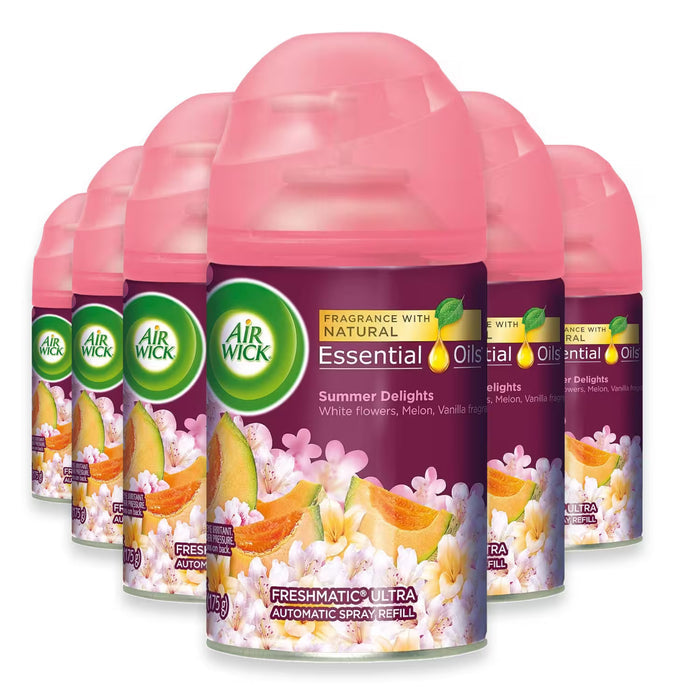 Air Wick Freshmatic Summer Delights Refill 5.89 oz - 6 Pack
