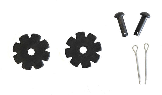 AJ Tack 1" 8 Point Blunt Rowel Package