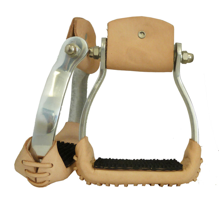 AJ Tack Aluminum Barrel Racing Stirrups