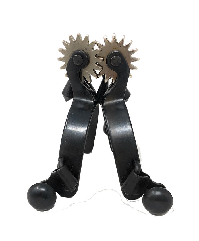 AJ Tack Infant Antique Brown Spurs