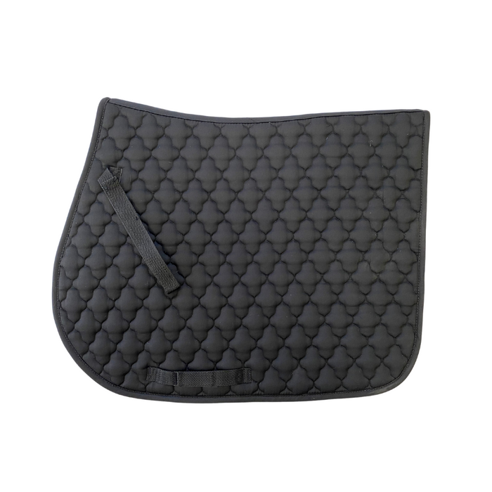 AJ Tack English Saddle Pad - Black