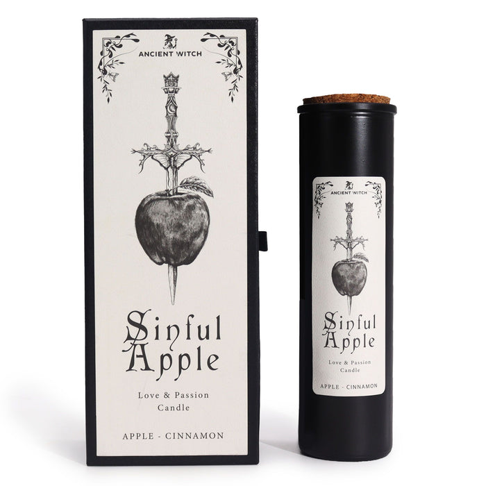 Ancient Witch Ritual Candle - Sinful Apple Gothic Gift