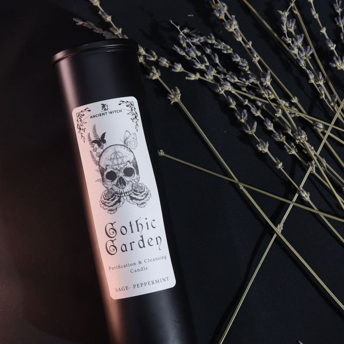 Ancient Witch Ritual Candle Gothic Garden