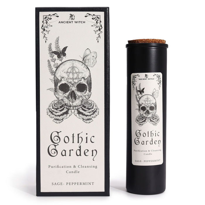 Ancient Witch Ritual Candle Gothic Garden