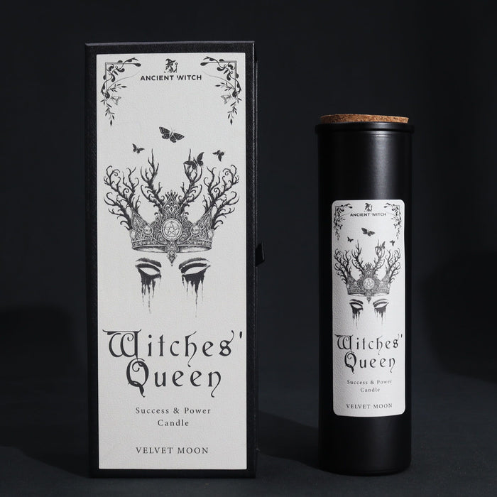 Ancient Witch Ritual Candles - Witches' Queen Velvet Moon Power & Success