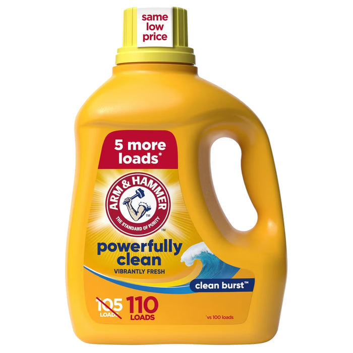 ARM & HAMMER Clean Burst Detergent - 110 oz - 4 Pack
