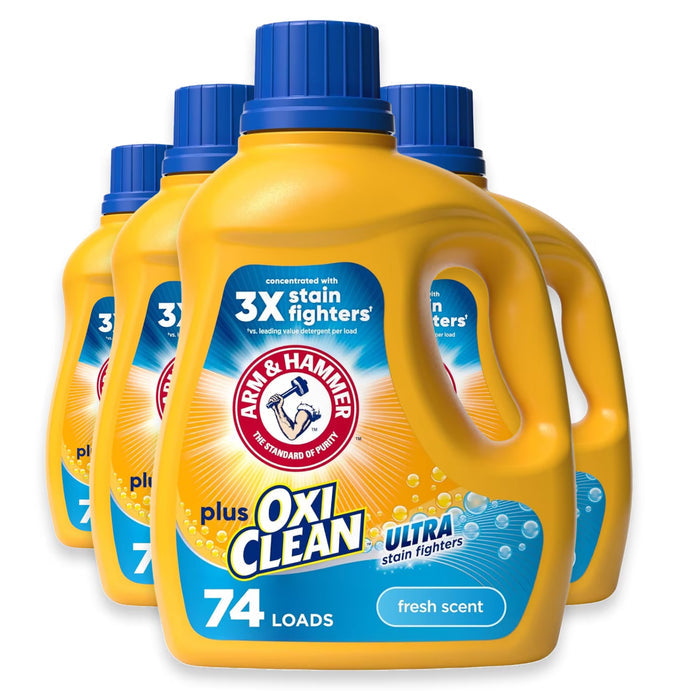 ARM & HAMMER OxiClean Fresh Scent Detergent - 96.2 oz - 4 Pack