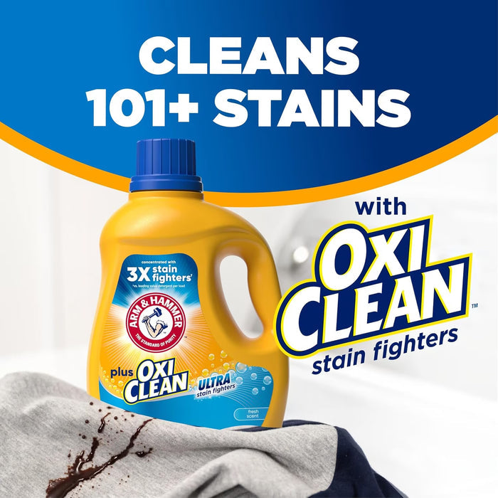 ARM & HAMMER OxiClean Fresh Scent Detergent - 96.2 oz - 4 Pack