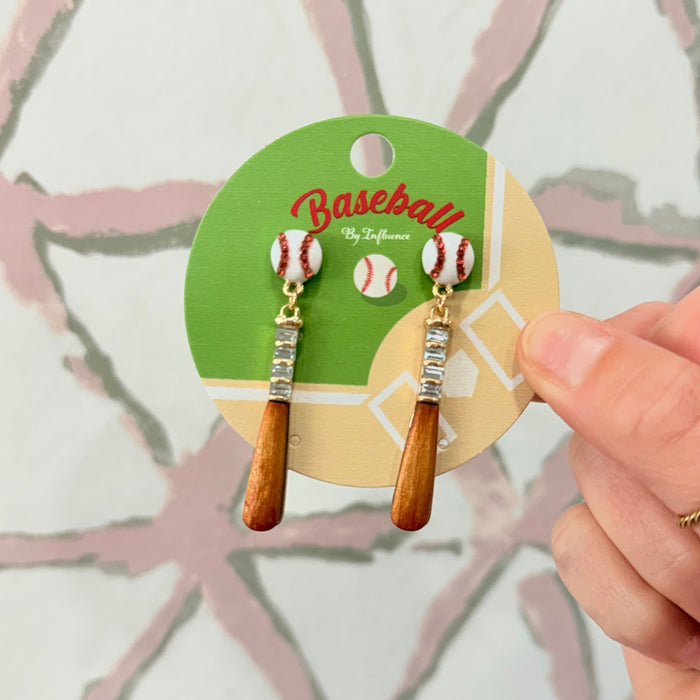Baseball Earring