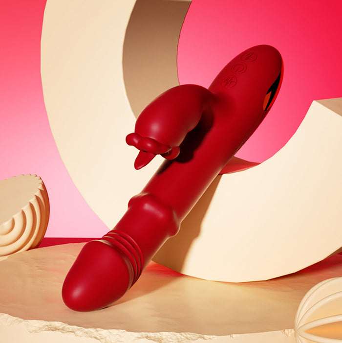 Beads Sliding Massage Rabbit Vibrator for Women