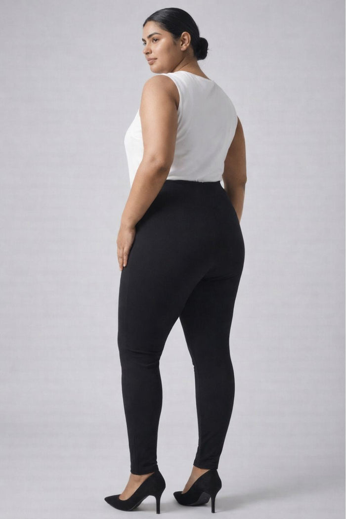Black Essential Tummy Shaper Jegging