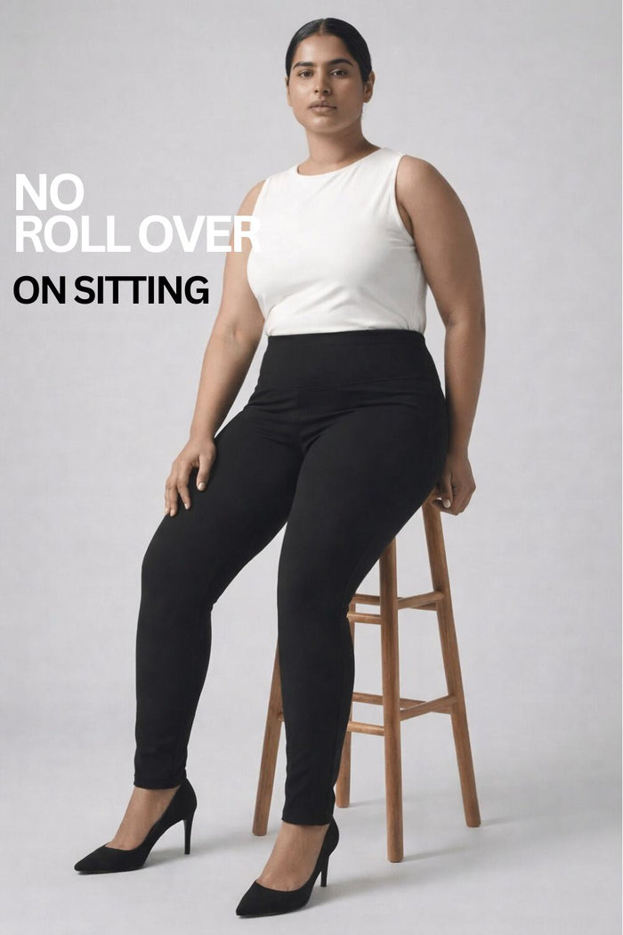 Black Essential Tummy Shaper Jegging