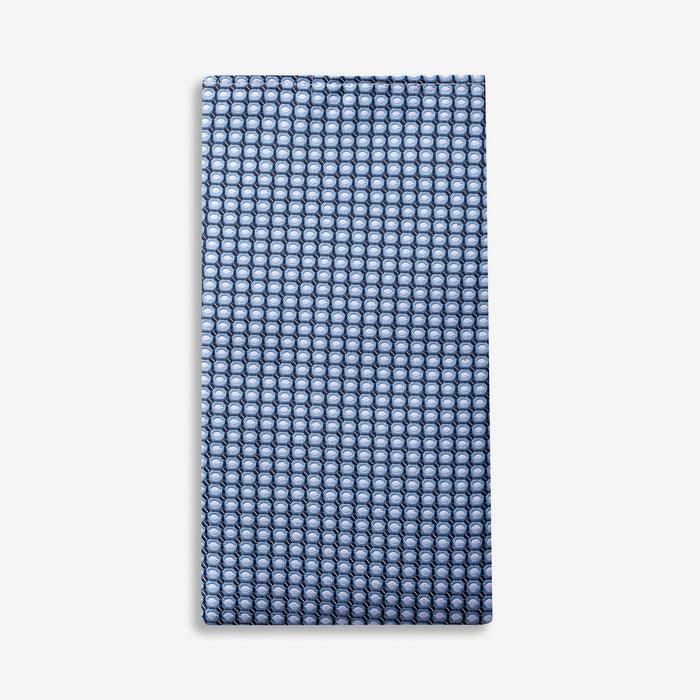 Blue Drops Pocket Square
